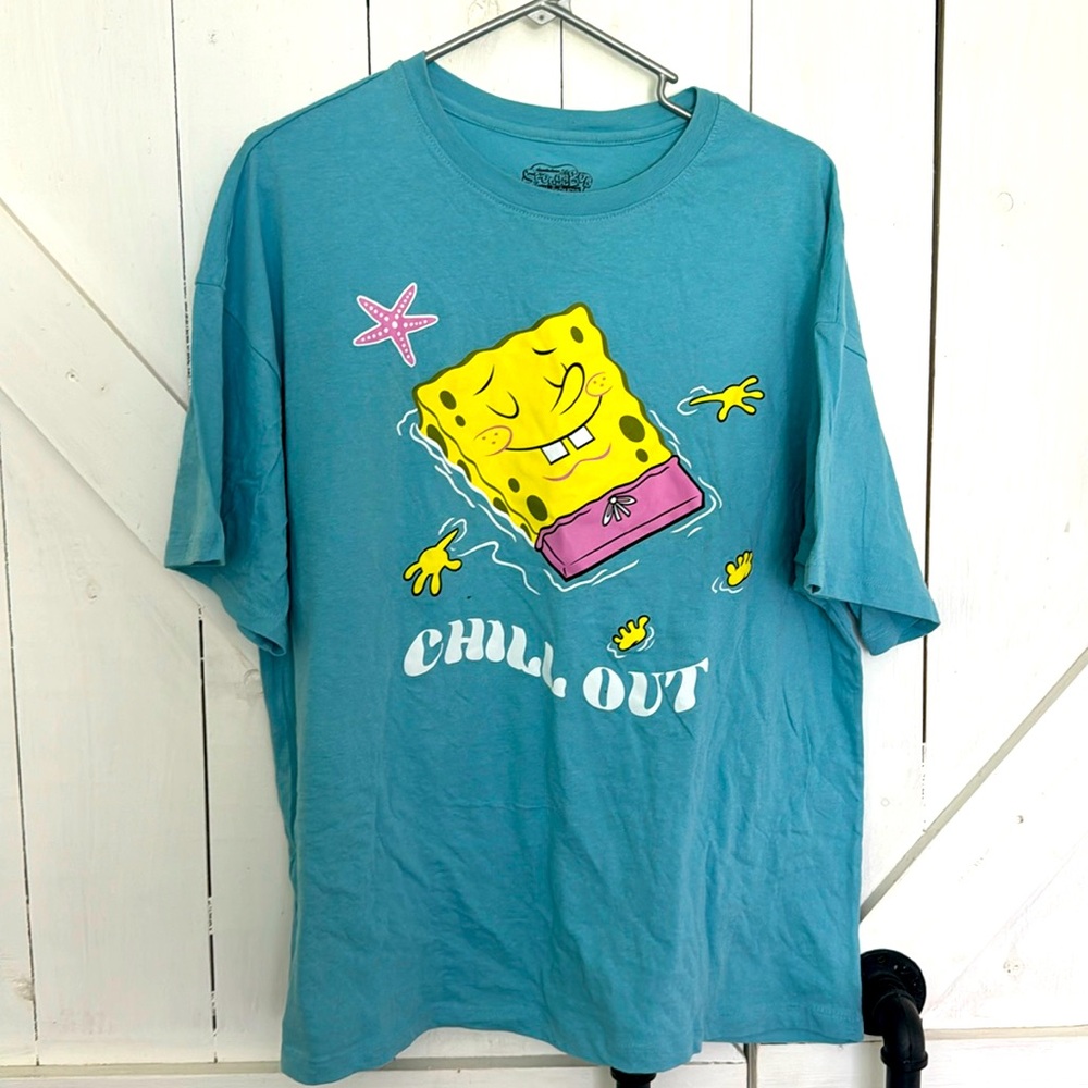 Women’s small oversized SpongeBob shirt